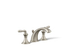 KOHLER K-394-4-BN Devonshire Widespread Bathroom Sink Faucet, 1.2 Gpm - Vibrant Brushed Nickel