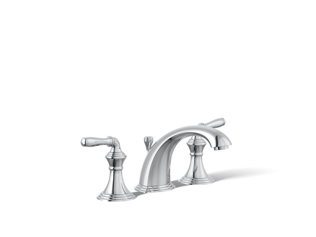 KOHLER K-394-4-CP Devonshire Widespread Bathroom Sink Faucet, 1.2 Gpm - Polished Chrome