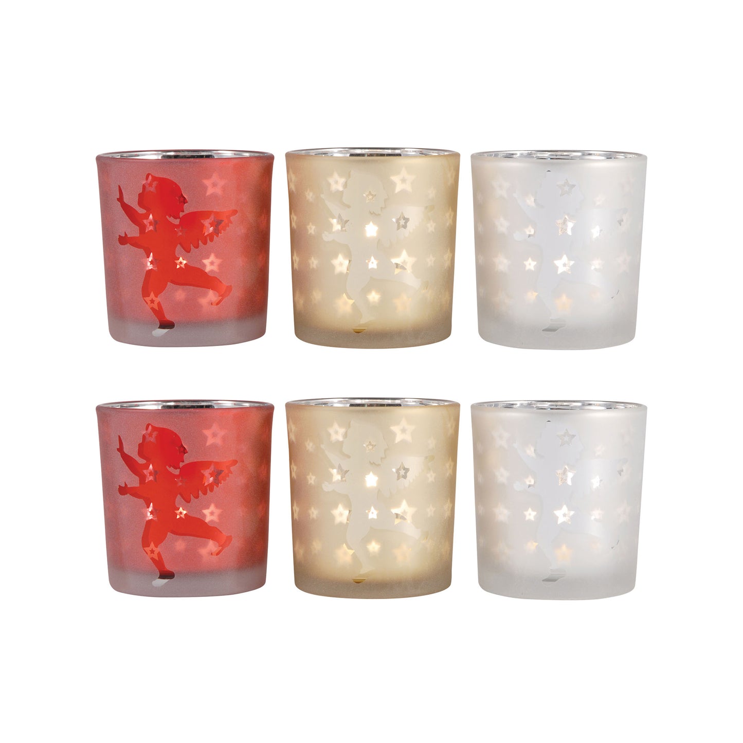 ELK STUDIO 394331/S2 Cherubs Votives (Set of 3)