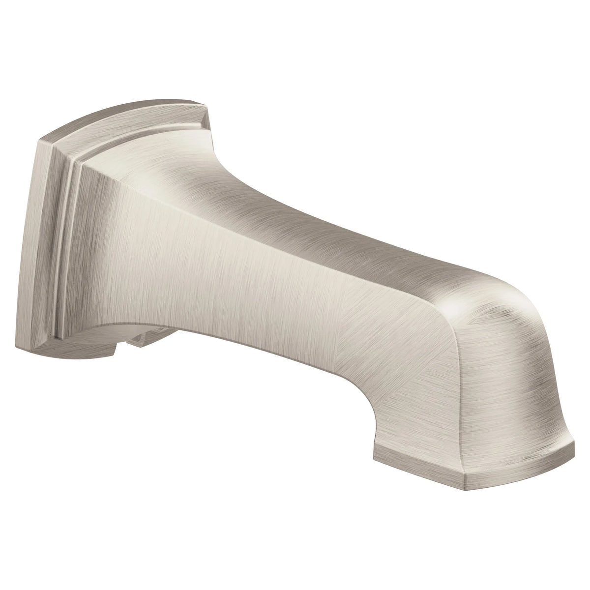 MOEN 3945SRN Boardwalk Chrome Nondiverter Spouts - Spot Resist Brushed Nickel