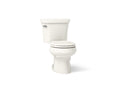 KOHLER K-3947-96 Wellworth Two-Piece Round-Front Toilet, 1.28 Gpf - Biscuit