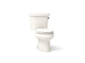 KOHLER K-3948-RA-96 Wellworth Two-Piece Elongated Toilet, 1.28 Gpf - Biscuit