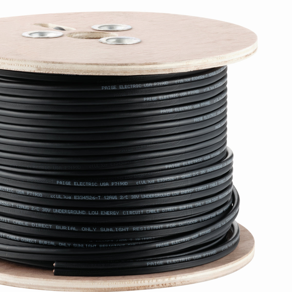 KICHLER 15502BK 12 Gauge 250' Low Voltage Cable Black