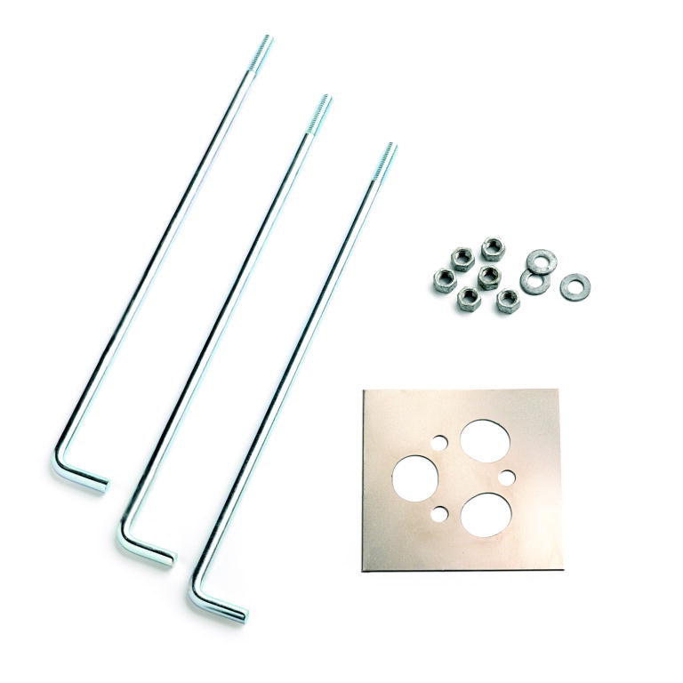 KICHLER 15671ST Bollard Template Kit Steel