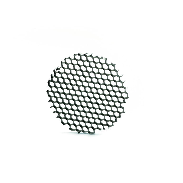 KICHLER 15679BK Mini Accent 12V Hexcell Louver Shield Black