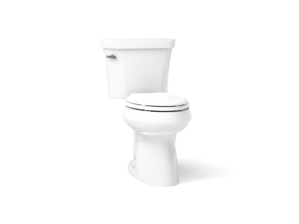 KOHLER K-3949-0 Highline Two-Piece Elongated Toilet, 1.28 Gpf - White