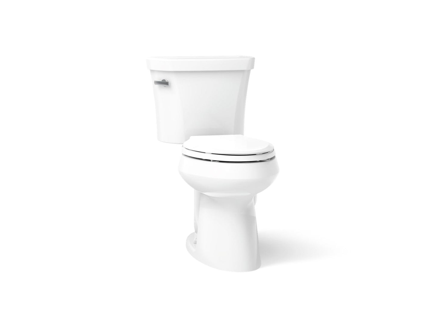 KOHLER K-3949-UT-0 Highline Two-piece elongated toilet, 1.28 gpf - White