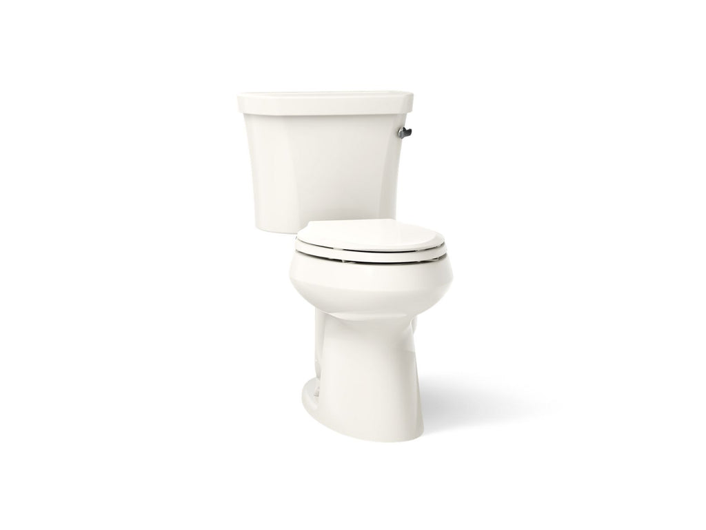 KOHLER K-3949-RA-96 Highline Two-Piece Elongated Toilet, 1.28 Gpf - Biscuit