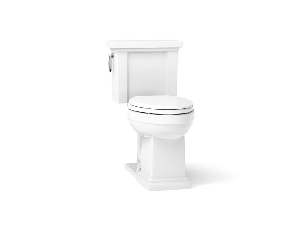 KOHLER K-3950-0 Tresham Two-Piece Elongated Toilet, 1.28 Gpf - White