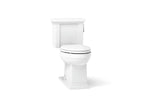KOHLER K-3950-RA-0 Tresham Two-Piece Elongated Toilet, 1.28 Gpf - White