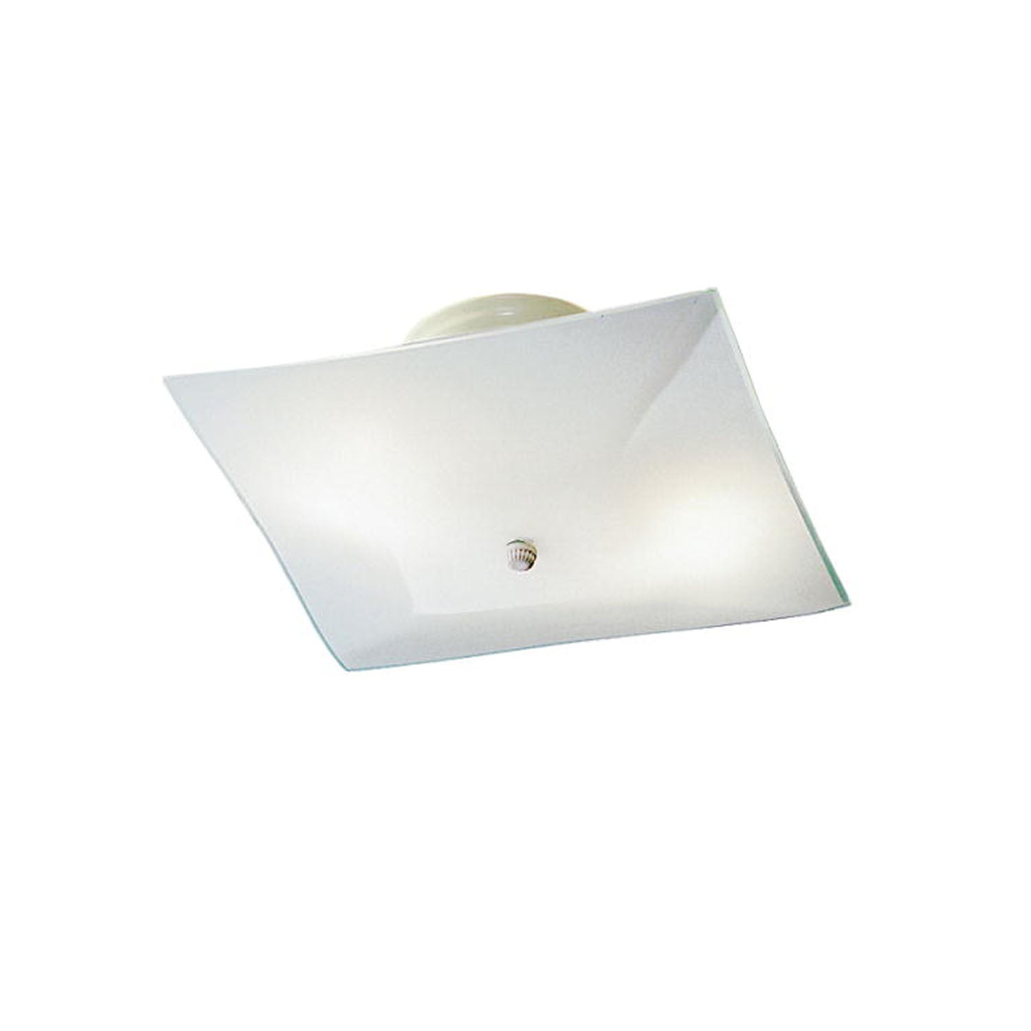KICHLER 7260WH Ceiling Space 12" 2 Light Flush Mount White