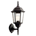 KICHLER 9653TZ Madison 20 Inch 1 Light Outdoor Wall Light With Clear Beveled Glass In Tannery Bronze