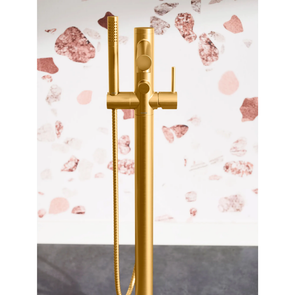 MOEN 395 Align One-Handle Tub Filler Includes Hand Shower - Chrome