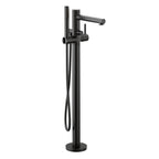 MOEN 395BL Align Chrome One-Handle Tub Filler Includes Hand Shower - Matte Black