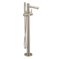 MOEN 395BN Align Chrome One-Handle Tub Filler Includes Hand Shower - Brushed Nickel