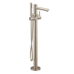 MOEN 395BN Align Chrome One-Handle Tub Filler Includes Hand Shower - Brushed Nickel
