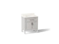 KOHLER K-39604-ASB-AGA Hadron 30" Bathroom Vanity Cabinet With Sink And Quartz Top - Atmos Grey