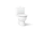 KOHLER K-3983-S-0 Reach One-Piece Compact Elongated Toilet With Skirted Trapway, Dual-Flush - White