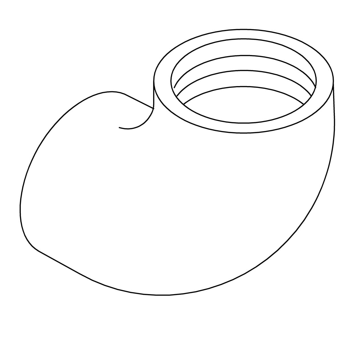 KOHLER Union Elbow, 1/2 Npt X - Polished Chrome, K-39842-CP