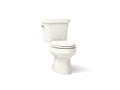 KOHLER K-3988-96 Wellworth Two-Piece Elongated Toilet, Dual-Flush - Biscuit