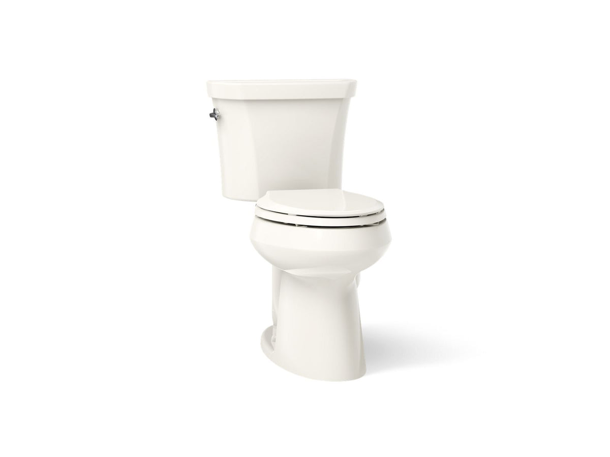 KOHLER K-3989-96 Highline Two-Piece Elongated Toilet, Dual-Flush - Biscuit