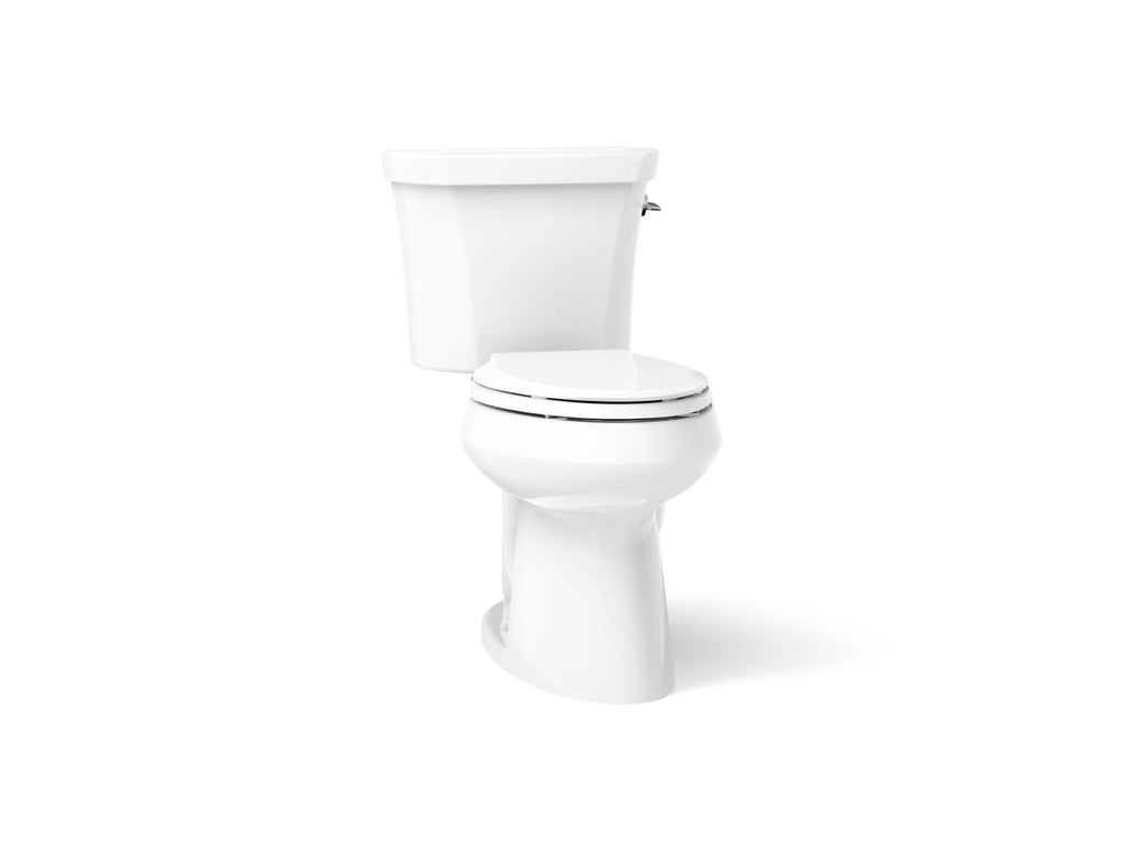 KOHLER K-3989-RA-0 Highline Two-Piece Elongated Toilet, Dual-Flush - White