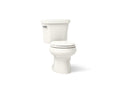 KOHLER K-3977-96 Wellworth Two-Piece Round-Front Toilet, 1.6 Gpf - Biscuit