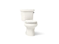 KOHLER K-3977-RA-96 Wellworth Two-Piece Round-Front Toilet, 1.6 Gpf - Biscuit