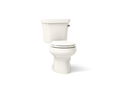 KOHLER K-3997-RZ-96 Wellworth Two-piece round-front toilet, 1.28 gpf - Biscuit