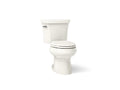 KOHLER K-3978-96 Wellworth Two-Piece Elongated Toilet, 1.6 Gpf - Biscuit