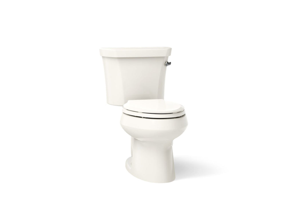 KOHLER K-3978-RA-96 Wellworth Two-Piece Elongated Toilet, 1.6 Gpf - Biscuit