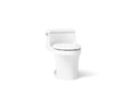 KOHLER K-4007-0 San Souci One-Piece Round-Front Toilet, 1.28 Gpf - White