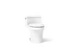 KOHLER K-4007-0 San Souci One-Piece Round-Front Toilet, 1.28 Gpf - White