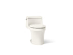 KOHLER K-4007-96 San Souci One-Piece Round-Front Toilet, 1.28 Gpf - Biscuit