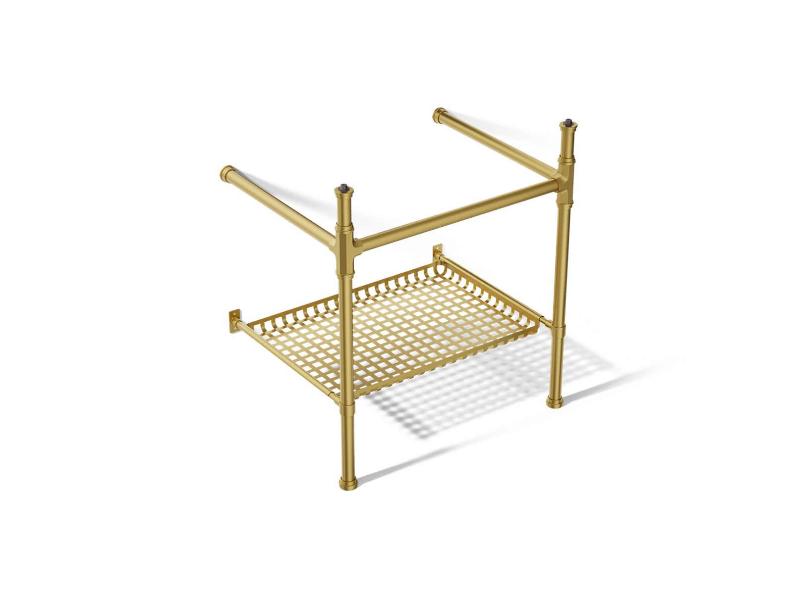 KOHLER K-40154-2MB Claude By Studio Mcgee Console Table Legs - Vibrant Brushed Moderne Brass