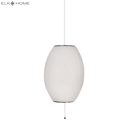 ELK SIGNATURE 401 Cigar 12'' Wide 1-Light Mini Pendant - White