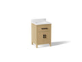 KOHLER K-40637-BD1-WEK Kresla 24" Bathroom Vanity Cabinet With Sink And Quartz Top - Light Oak