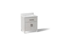 KOHLER K-40638-BD1-AGA Kresla 30" Bathroom Vanity Cabinet With Sink And Quartz Top - Atmos Grey