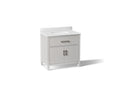KOHLER K-40639-BD1-AGA Kresla 36" Bathroom Vanity Cabinet With Sink And Quartz Top - Atmos Grey