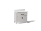 KOHLER K-40639-BD1-AGA Kresla 36" Bathroom Vanity Cabinet With Sink And Quartz Top - Atmos Grey