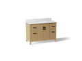 KOHLER K-40640-BD1-WEK Kresla 48" Bathroom Vanity Cabinet With Sink And Quartz Top - Light Oak