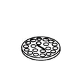 KOHLER Plate - Bright Chrome, K-41825-BC