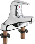 Chicago Faucets 420-Abcp Single Lever Lavatory Faucet Deck-mounted manual faucet with 4" centers