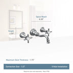 MOEN TS42112BL Weymouth Bathroom Faucet - Matte Black