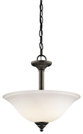 KICHLER 3694OZW Armida Two Light Pendant/Semi Flush Mount Olde Bronze