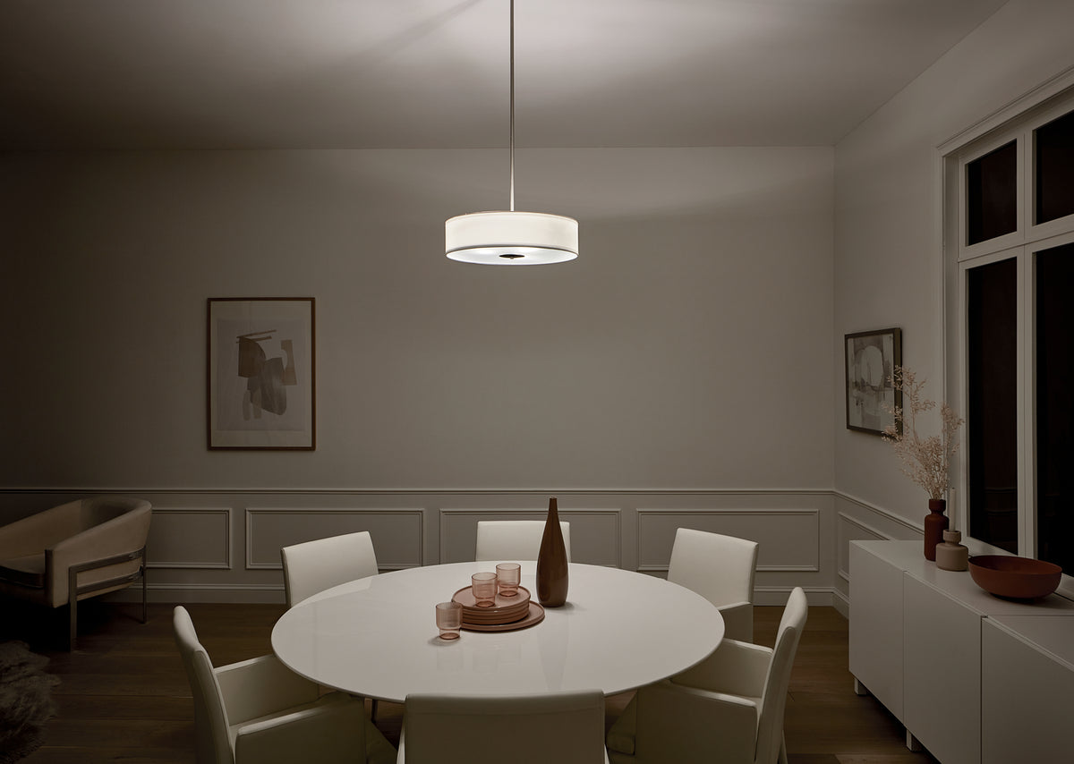 KICHLER 42121OZ 20" 3 Light Convertible Pendant Olde Bronze