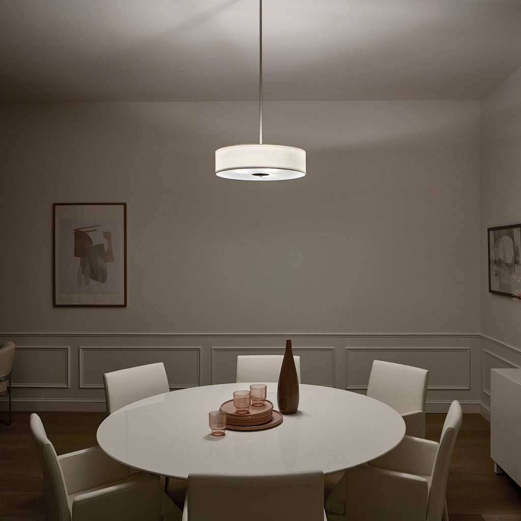 KICHLER 42121OZ 20" 3 Light Convertible Pendant Olde Bronze