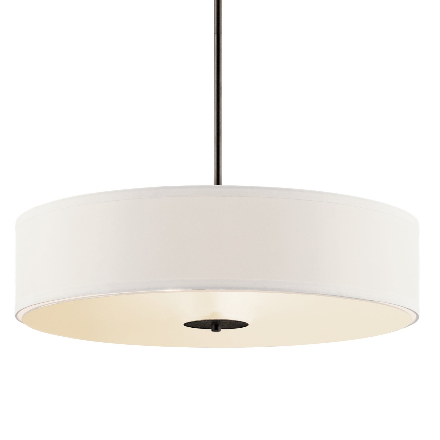 KICHLER 42122OZ 24" 3 Light Convertible Pendant Olde Bronze