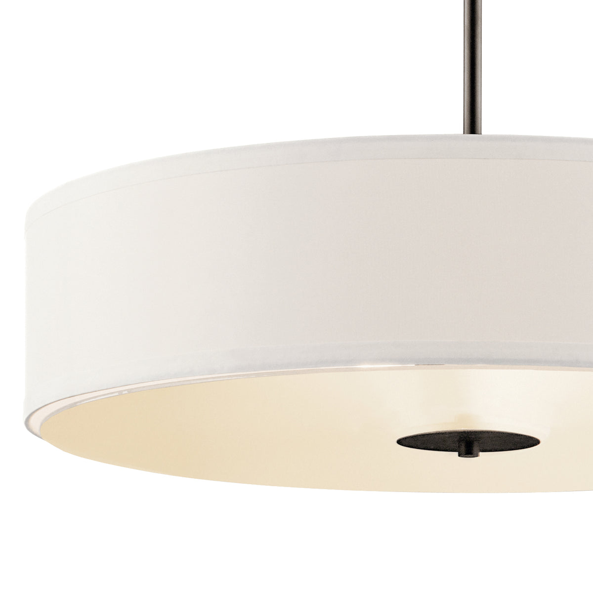 KICHLER 42122OZ 24" 3 Light Convertible Pendant Olde Bronze