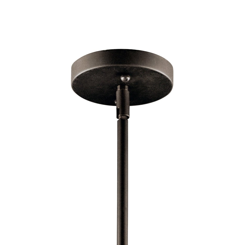 KICHLER 42122OZ 24" 3 Light Convertible Pendant Olde Bronze